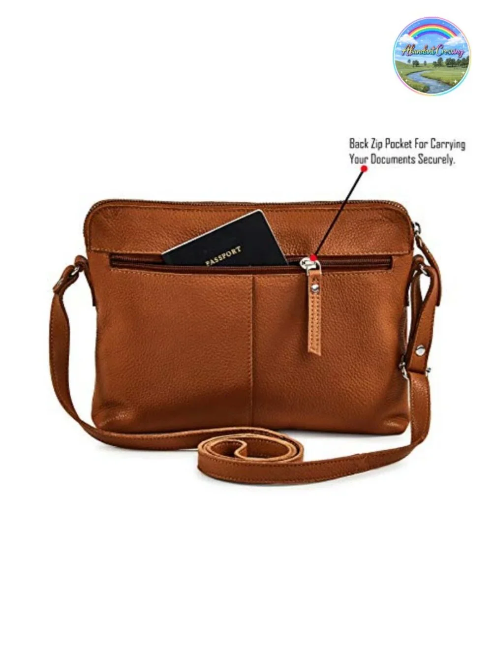 Genuine Leather Small Crossbody Bag Women Sling Shoulder Purse Adjustable Strap